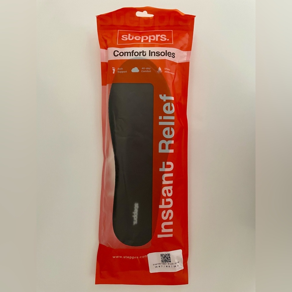 Steppers Comfort Insoles NWT Safety Sealed US M7/W8